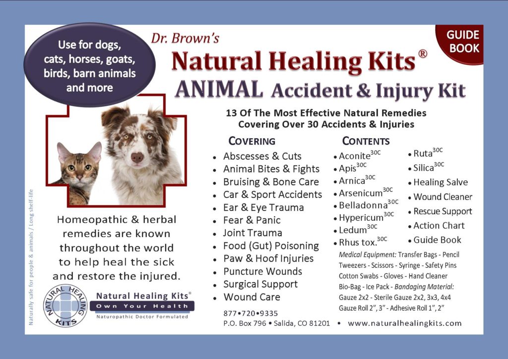 Homeopathy First Aid for Animals